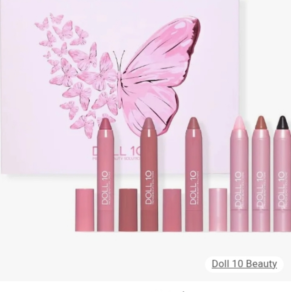 Doll 10 Shades Of Positivity New In The Box Lip Collection